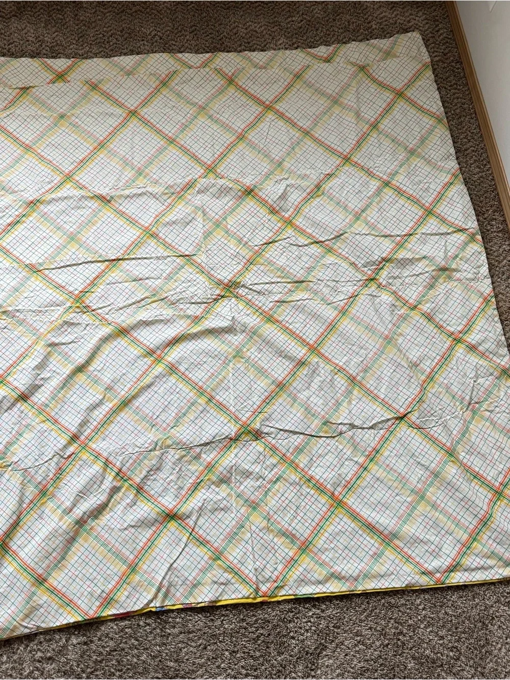 Vintage 1970s Peanuts Snoopy Charlie Brown Twin Comforter